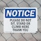 Signmission Please Do Not Sit Stand Or Climb Here Thank You, 14 in W x Rectangle, Plastic OS-2PACK-NS-P-1014-L-17419 - alternate 4
